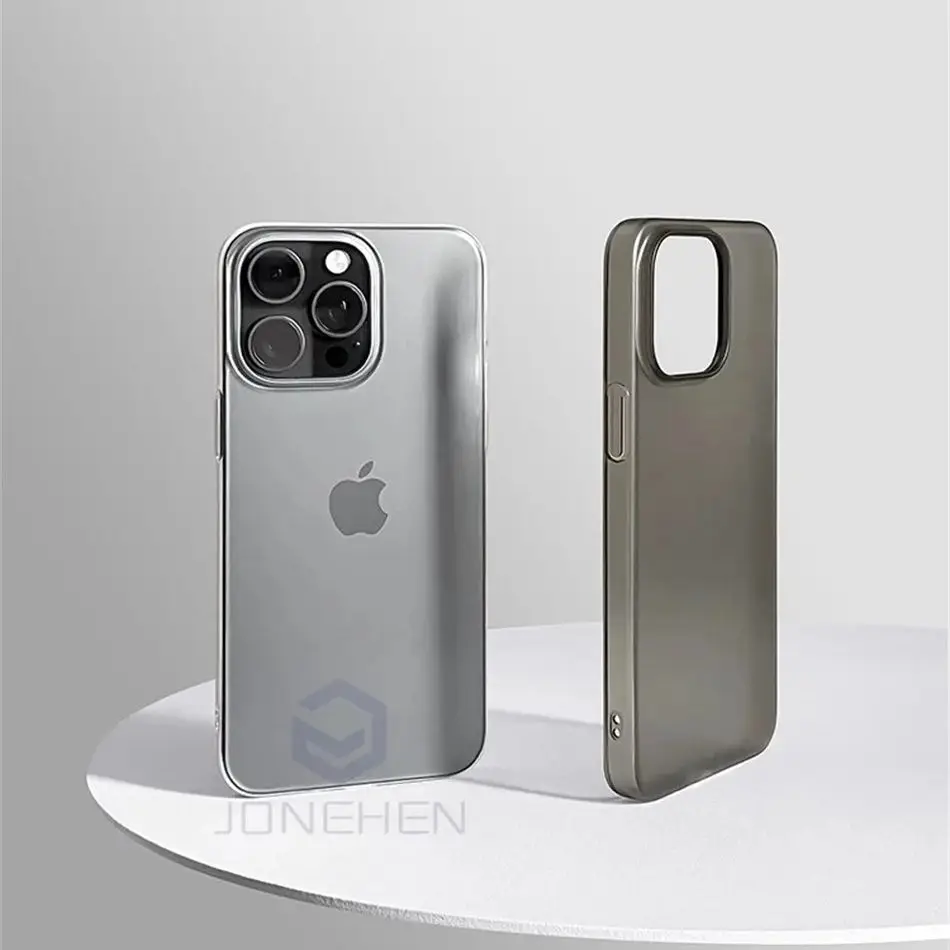 Ultra Thin Hard PC HD Clear Phone Case For iPhone 16 15 14 13 12 Pro Max Shockproof Slim Silky Skin Frosted Translucent Cover