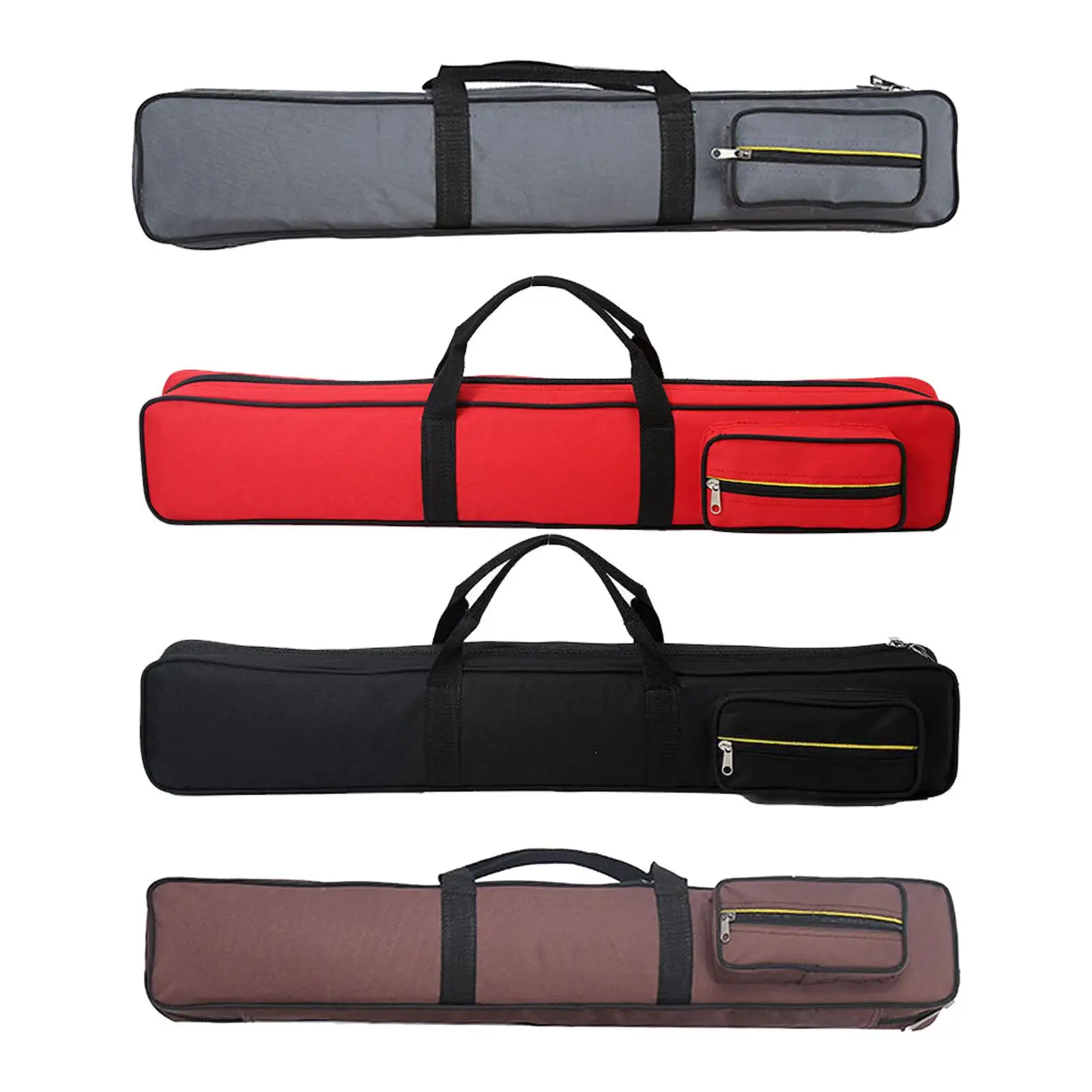 

Billiards Pool Cue Case Compact Billiards Accessories Wear Resistant Carrier 1/2 Snooker Pool Cue Bag Billiard Stick Storage Bag