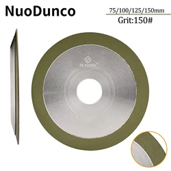 Disco de molienda de resina Circular de muela de diamante de 3/4/5/6 pulgadas para herramientas de molienda de fresa de acero de tungsteno de Metal de carburo