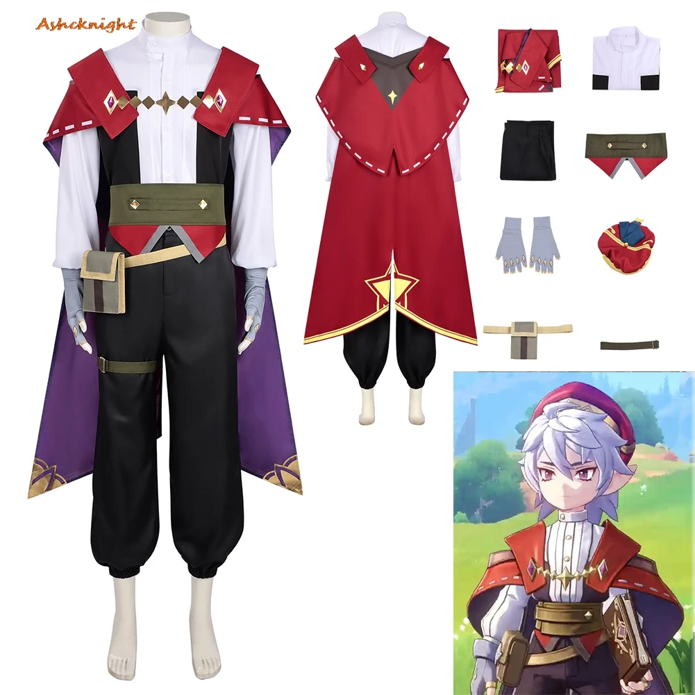 

Game Kingdom Of Roco Cosplay Roco Kingdom Top Coat Pants Men Cloth Party Disguise Roleplay Male Outfits Suit Halloween Costume