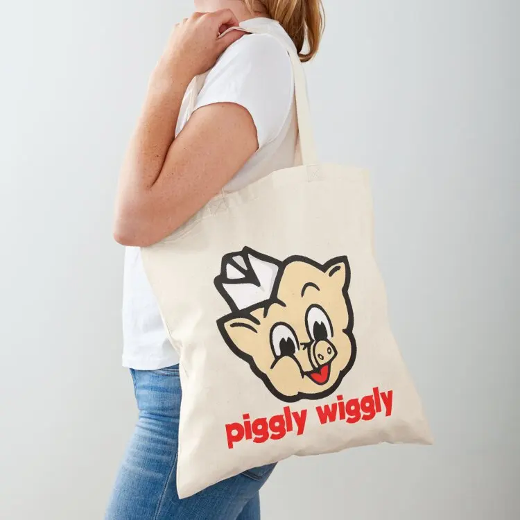 Piggly Wiggly Tote Bag tote bags aesthetic custom fabric bag hand bags shoping bag