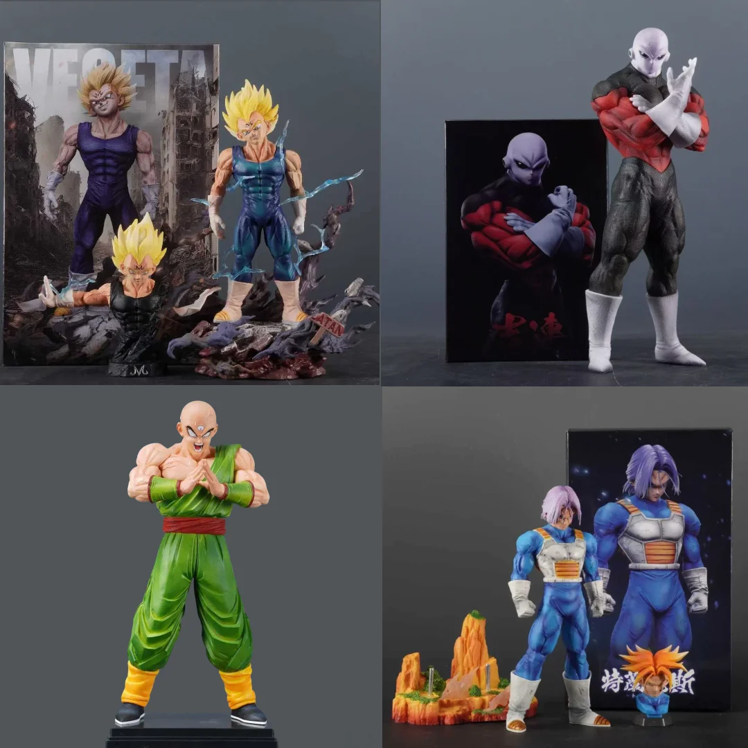 Аниме Dragon Ball Z Jiren Tien Shinhan Vegeta Buu Majin Vegeta Super Trunks ПВХ Статуя Коллекция Модель Игрушки Подарки