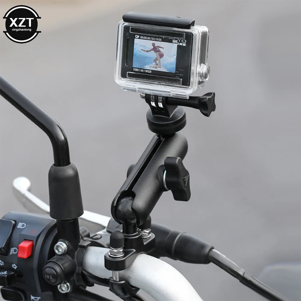 

For GoPro Mount Holder Motorcycle Accessories Handlebar Mirror Stand Bicycle Cycling Support For GoPro Hero 11 10 9 Sport Camera