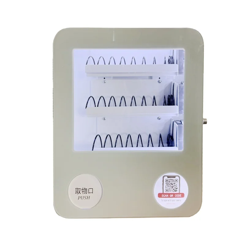 Mini Wall Mounted Hotel Vending Machine Vending Dispenser With QR Code Payment