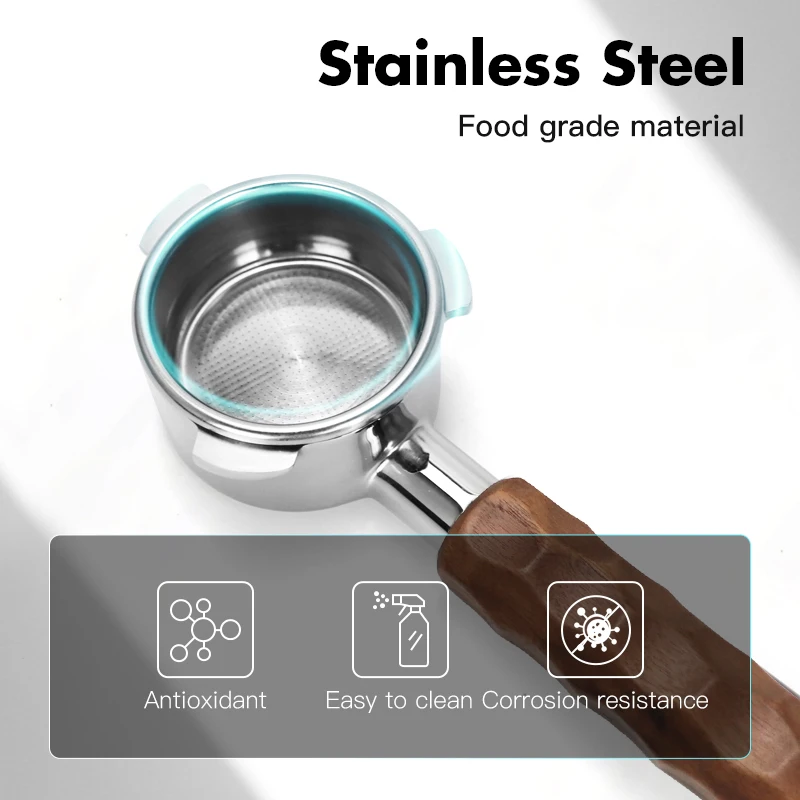 54mm Coffee Bottomless Portafilter Double Spout For Breville Sage 870 875 878 879 Espresso Machine Accessories Barista Tool Gift