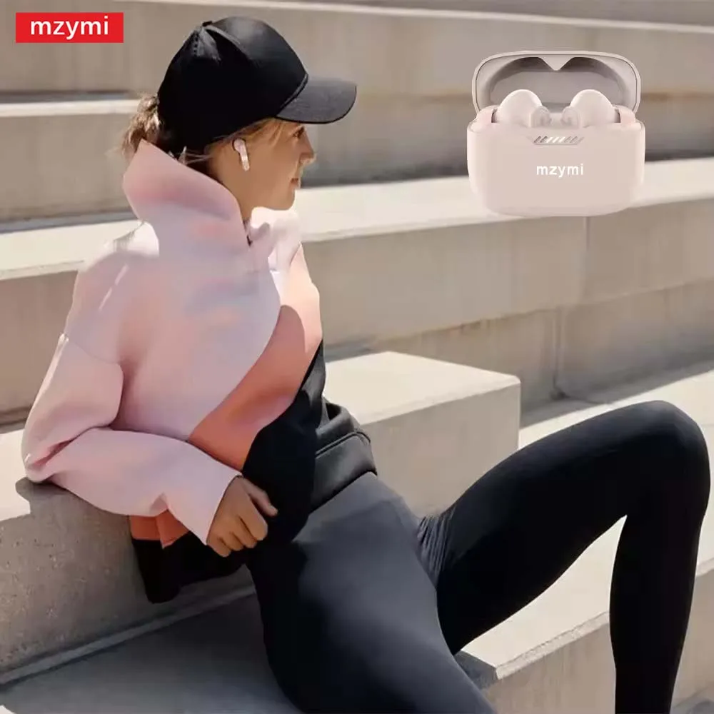 MZYMI TWS Tune 230NC سماعة رأس بخاصية البلوتوث لاسلكية داخل الأذن سماعات أذن للحد من الضوضاء سماعة رياضية مقاومة للماء ميكروفون مدمج