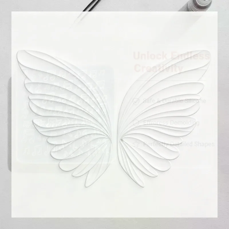 Nail Art Silicone Mold Star Note Small Wings Fish Board Design DIY Manicure Craft Tool for Beginners Professional Nail Artists