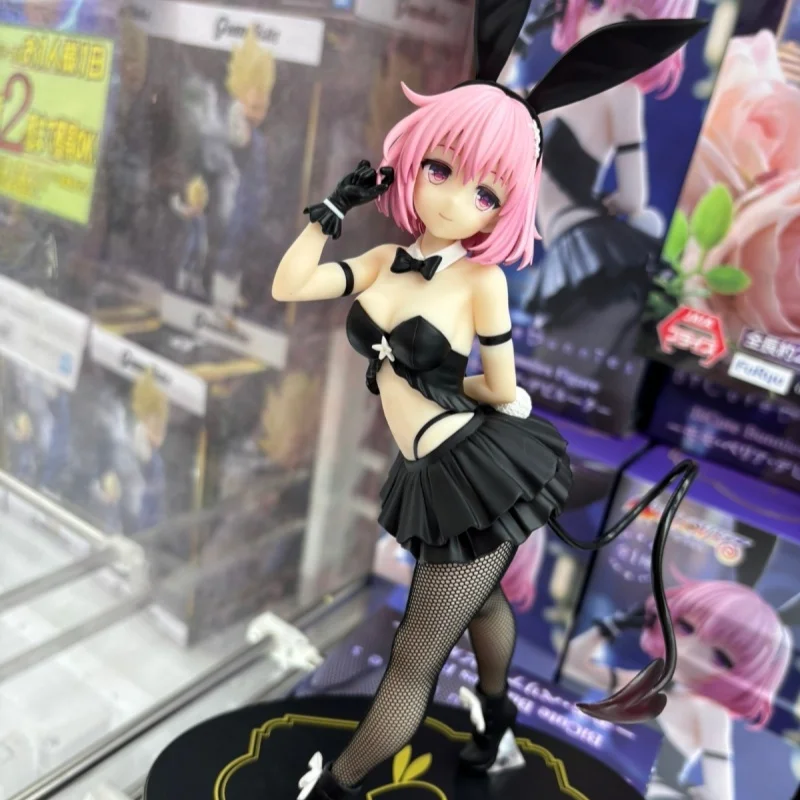 

Аутентичная в наличии 27 см фигурка Arkness Momo Belia Deviluke Black Bunny Girl Пейзажная фигурка
