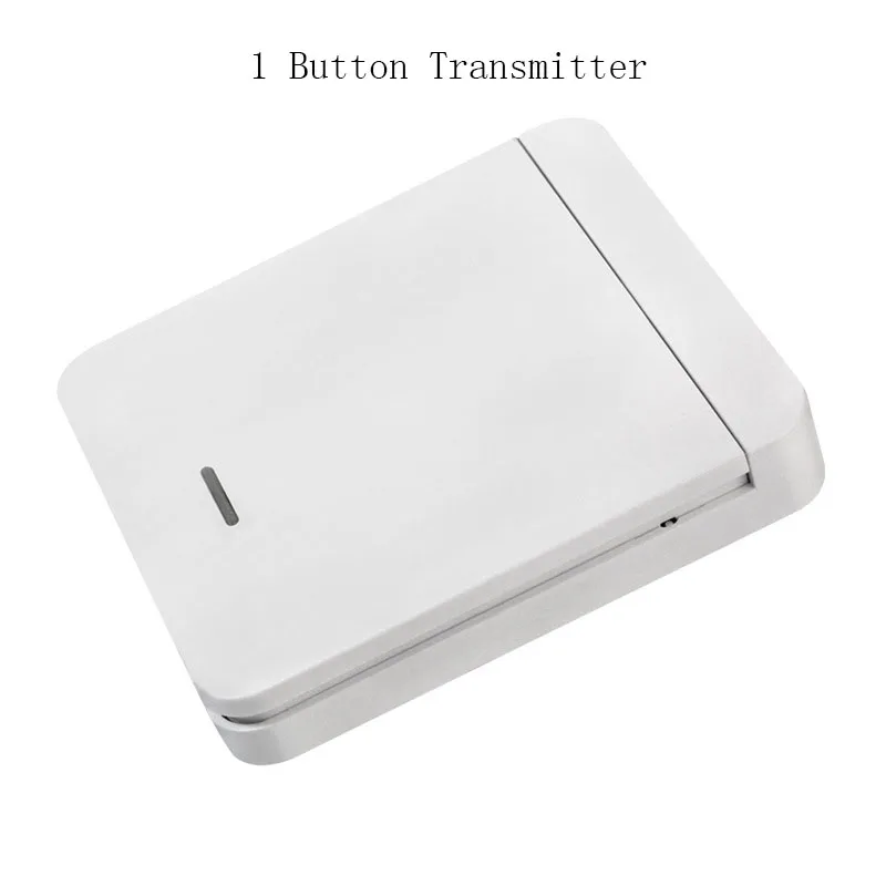 433MHz Universal Wireless Remote Control 86 Wall Panel RF Transmitter AC220V12V Receiver 1 2 3 Button For Home Room Light Switch