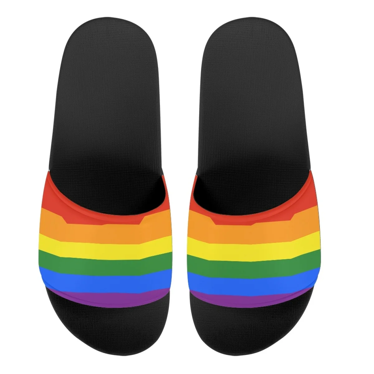 Lgbt Rainbow Pride Flag Chinelos de interior, sapatos macios antiderrapantes de EVA, chinelos casuais para banheiro doméstico, verão, novos