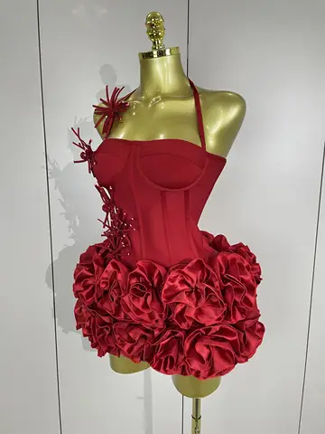 8 best sales लाल कालीन पोशाक - №4