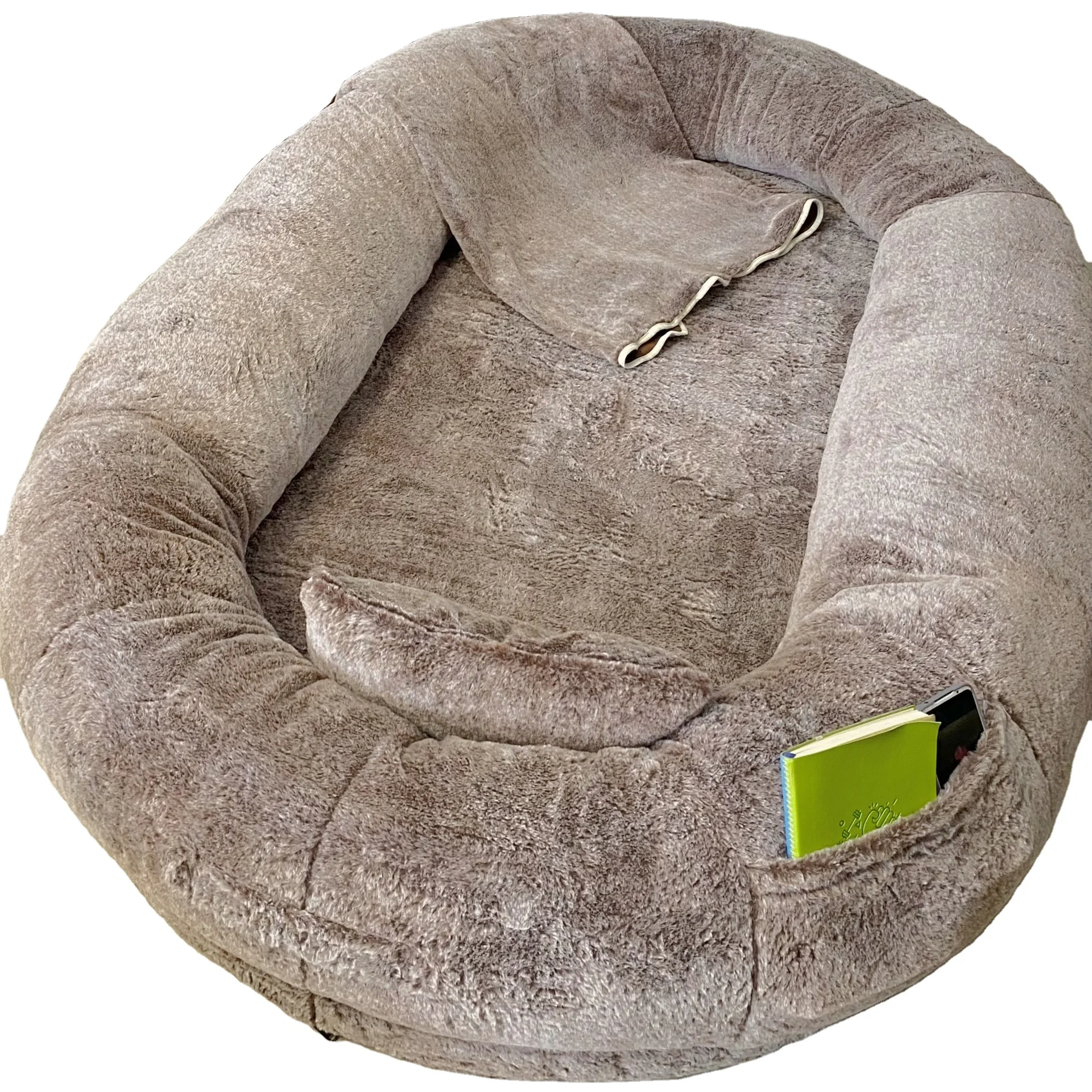 Extra Large Human Size Dog Bed Gradient Plush Pet Bed Washable Four Seasons Pet Sleeping Cushion Gift Available