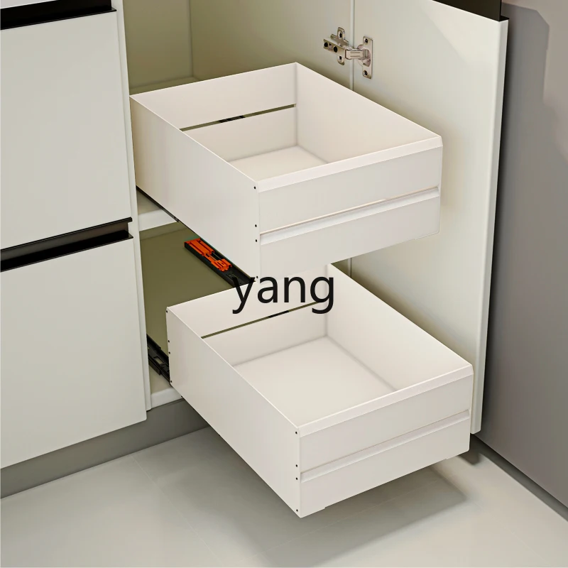 LH Kitchen Basket Storage Box Drawer Cabinet Inner Shelf Stainless Steel Storage Shelf