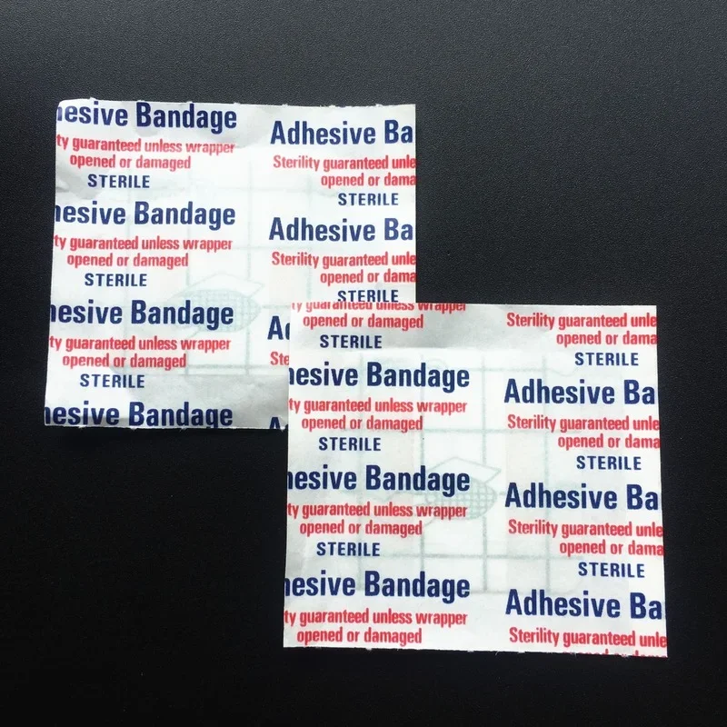 Imagem -06 - Transparente Plutônio Band Aid Quadrado em Forma de Ferida Remendo Impermeável Respirável Proteção de Segurança Adesivo Bandagem Woundplast 10 Peças