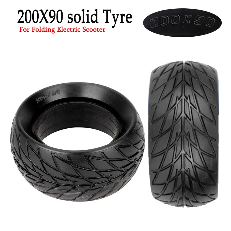 

200x90 Solid Tyre 8 inch 200*90 Explosion-proof Tire Fit for Folding Electric Scooter 8-inch E-Scooter Pocket Bike wheel parts