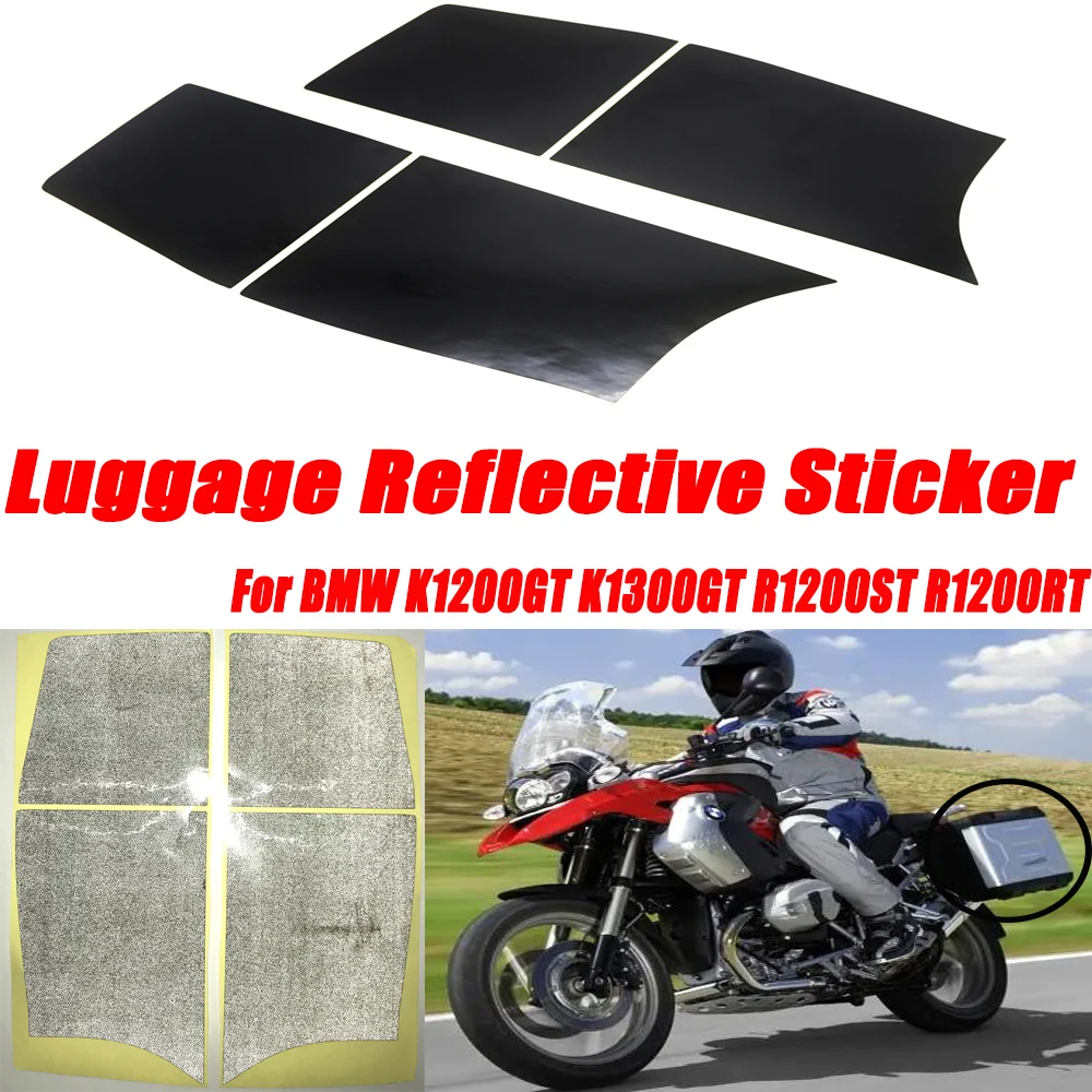 

Suitcase Luggage Reflective Sticker Decal Motorcycle Accessories For BMW R1200ST/RT/GT/K1300GT