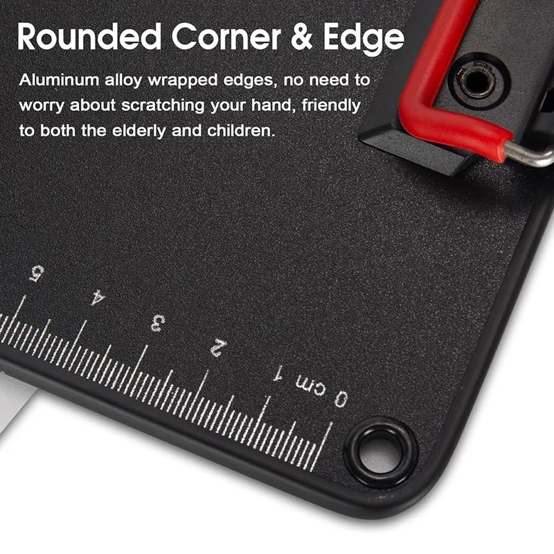 펜꽂이 포함 클립보드, 12.5X9 인치 표준 문자 A4 크기, 알루미늄 포장 가장자리 보호 클립보드, 2 팩