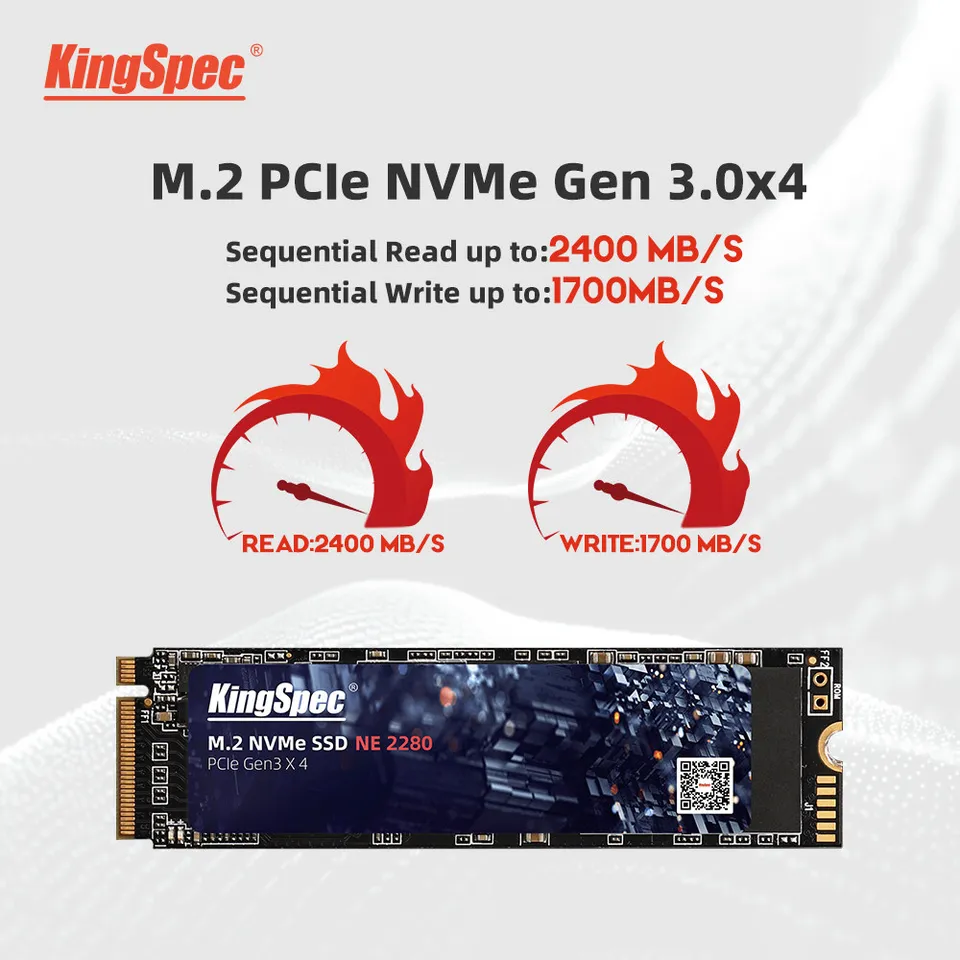 KingSpec SSD M2 NVME 512GB 1TB Internal Hard Disk PCIe3.0 NVME SSD