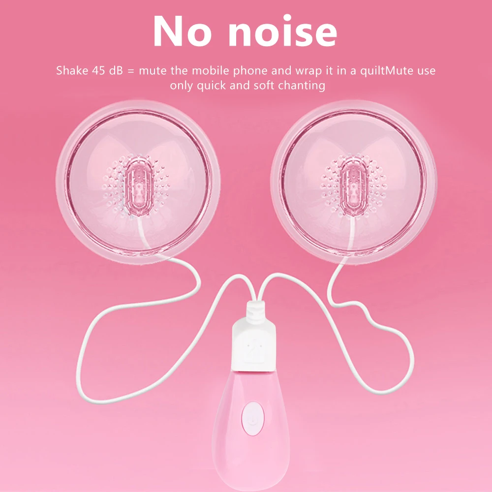 Nipple Sucker Vibrator Sex Toys for Women Nipple Stimulation Licking Vagina Vacuum Pump Clitoris Sucker Breast Massage Vibrator