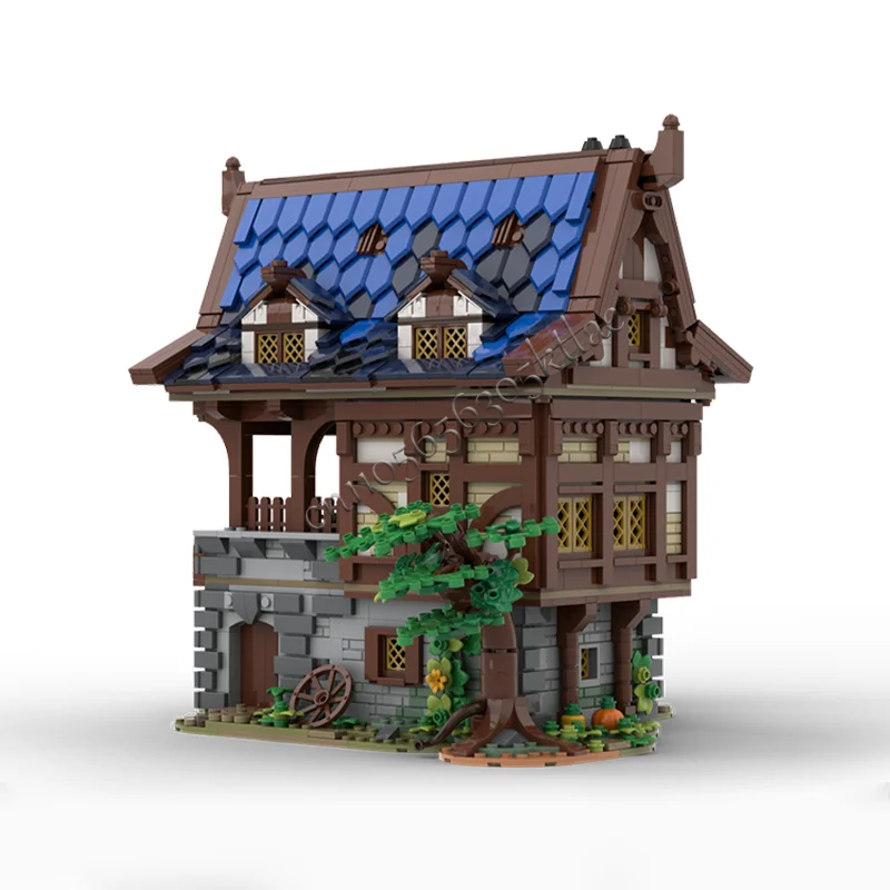 Hot 2407 PCS Lusso MOC Retro Medievale Armatura Modello Modulare Architettura Building Block Fai Da Te Educazione Assemblaggio Giocattoli Per Bambini Regali