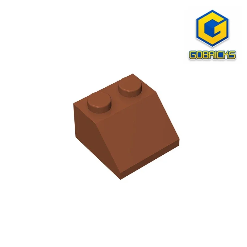 Gobricks 1 Pcs MOC Slope 2 x 2 45 Bricks Compatible With 3039 6227 Model Building Blocks Kids Birthday Gifts Educational Toys