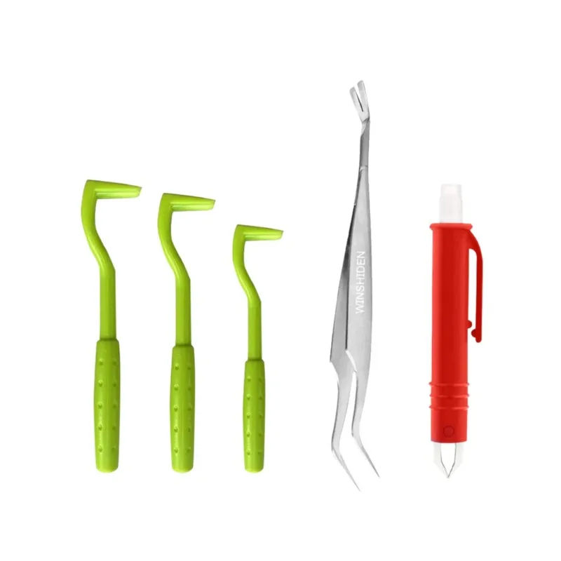 Pet Tick Removal Kit Easy To Use Flea Get Rid of Hook Tweezers Pliers Mite Extractor Dogs Cats Clear Up Accessories Pet Supplies