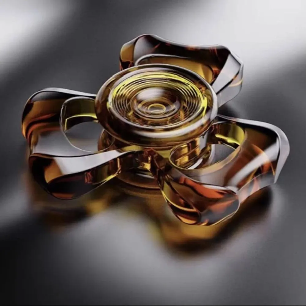 TS EDC KIVA 2.0 PEI Zirconio Fidget Spinner Giocattolo antistress Fidget Spinner Fidget Spinner a tre pale Design originale