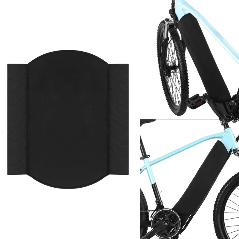 Washable Removable Electric Bike Battery Cover Thick Weatherproof Dust Sleeve Cycling Frame Insulation Guard Case Winter