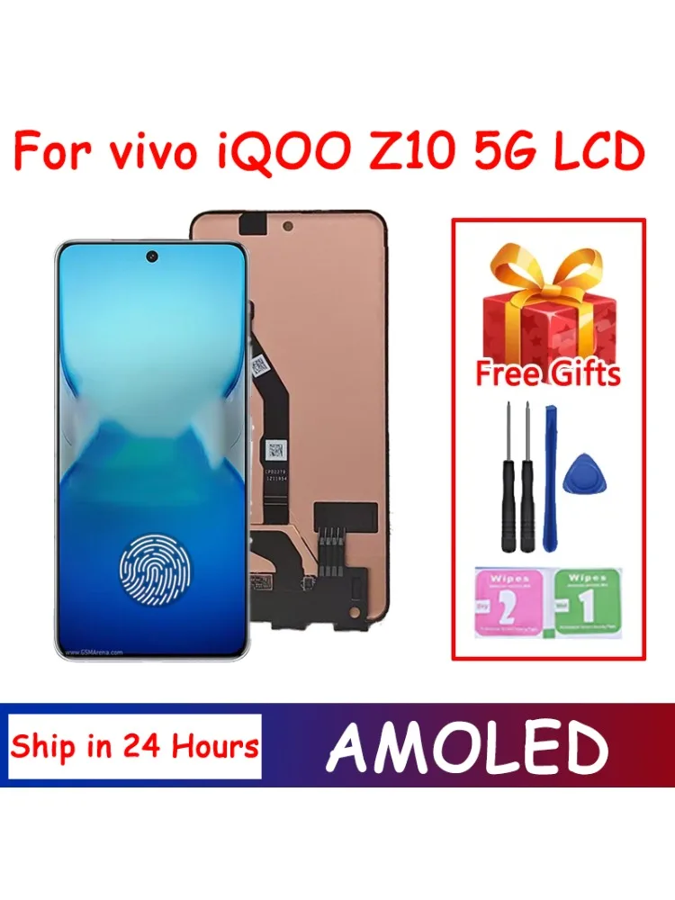 Wyświetlacz AMOLED 6,77'' do vivo iQOO Z10, Ekran LCD z dotykiem i digitizerem do vivo iQOO Z10 5G, Zestaw do wymiany — zdjęcie produktu 6