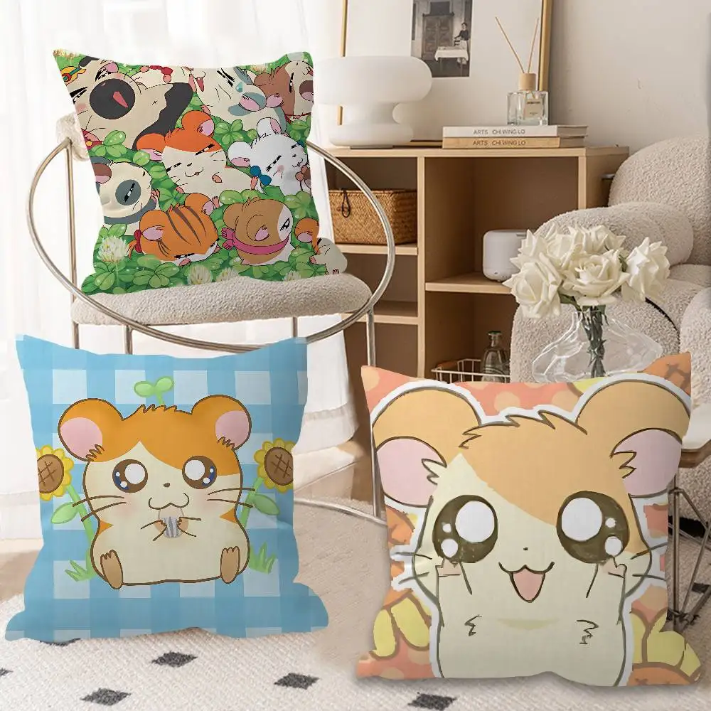 Cartoon Cute Hamtaro Lucky Dragon pillow cover sofa cushion cover home room decoration children gift