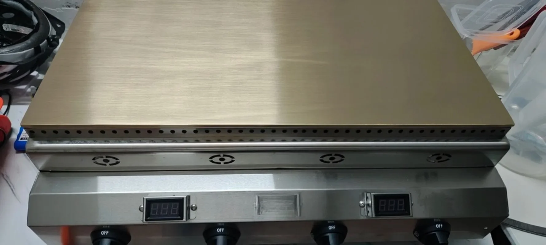 For Commercial Japanese Soft Pancake Machine Fluffy Souffle Digital Control Non-Stick Copper Griddle for Commercial Dessert Use