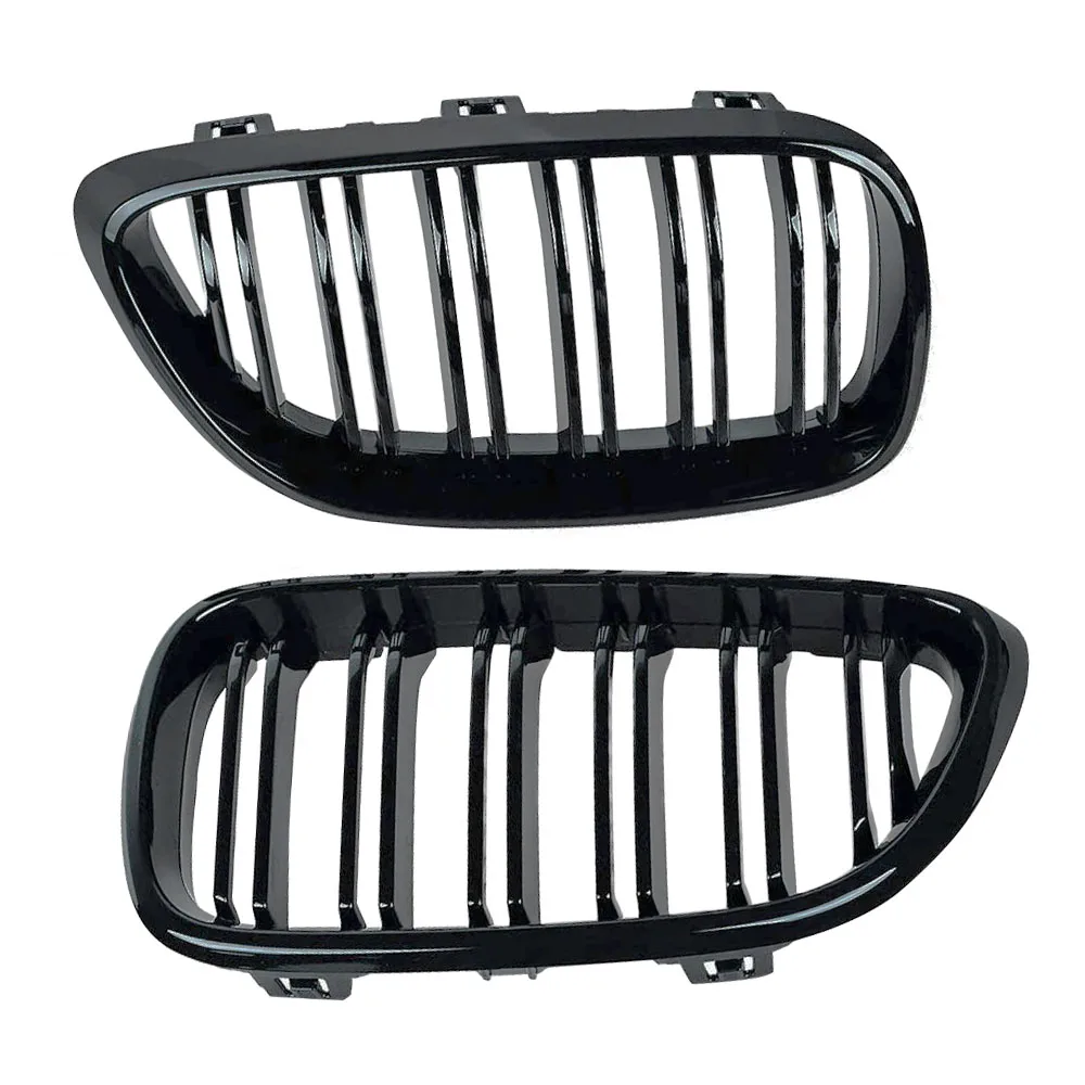 ABS Front Replacement Kidney Grill Double-slat Grills Racing Grilles For BMW 2 Series F22 F23 220i 228i 230i M235i F87 M2 14-18