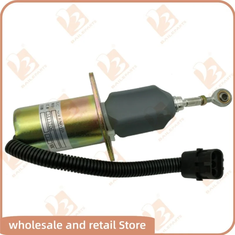 

3415706 12V Fuel Shut Off Solenoid For Cummins 6BT 4BT 6CT Stop Solenoid Valve