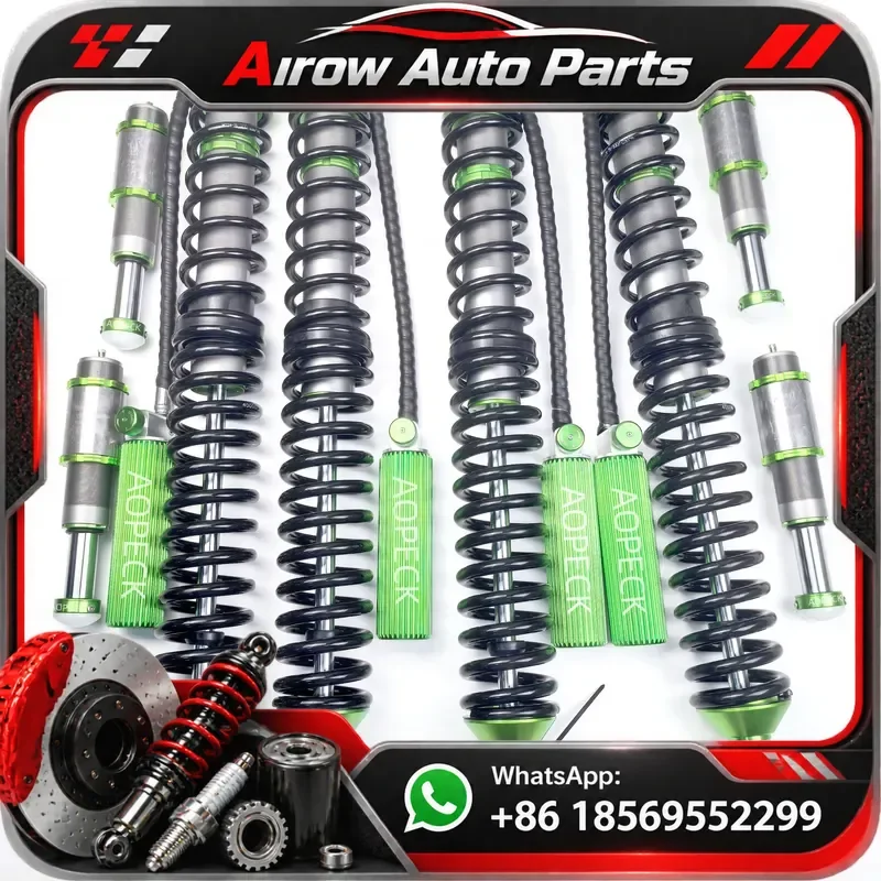 16 Inch Coilover Shock Absorber Adjustable Front Set For Cherokee Wrangler ATV UTV 4x4 Off Road Suspension Kit