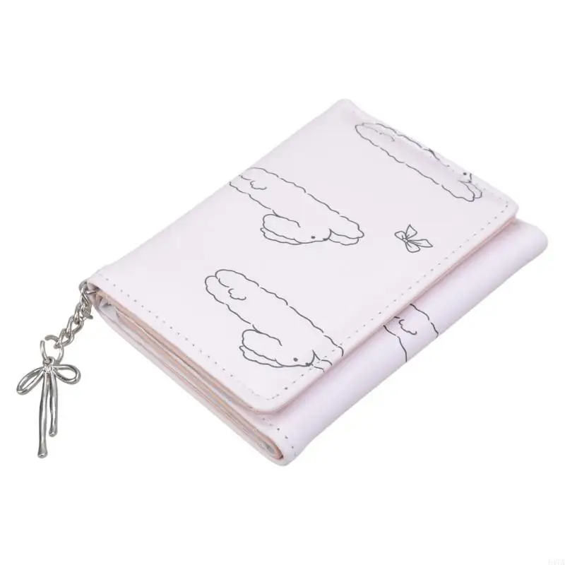 Stylish Korean Rabbit and Bows Wallet for Fashion Ladies PU Leather Purse 547A