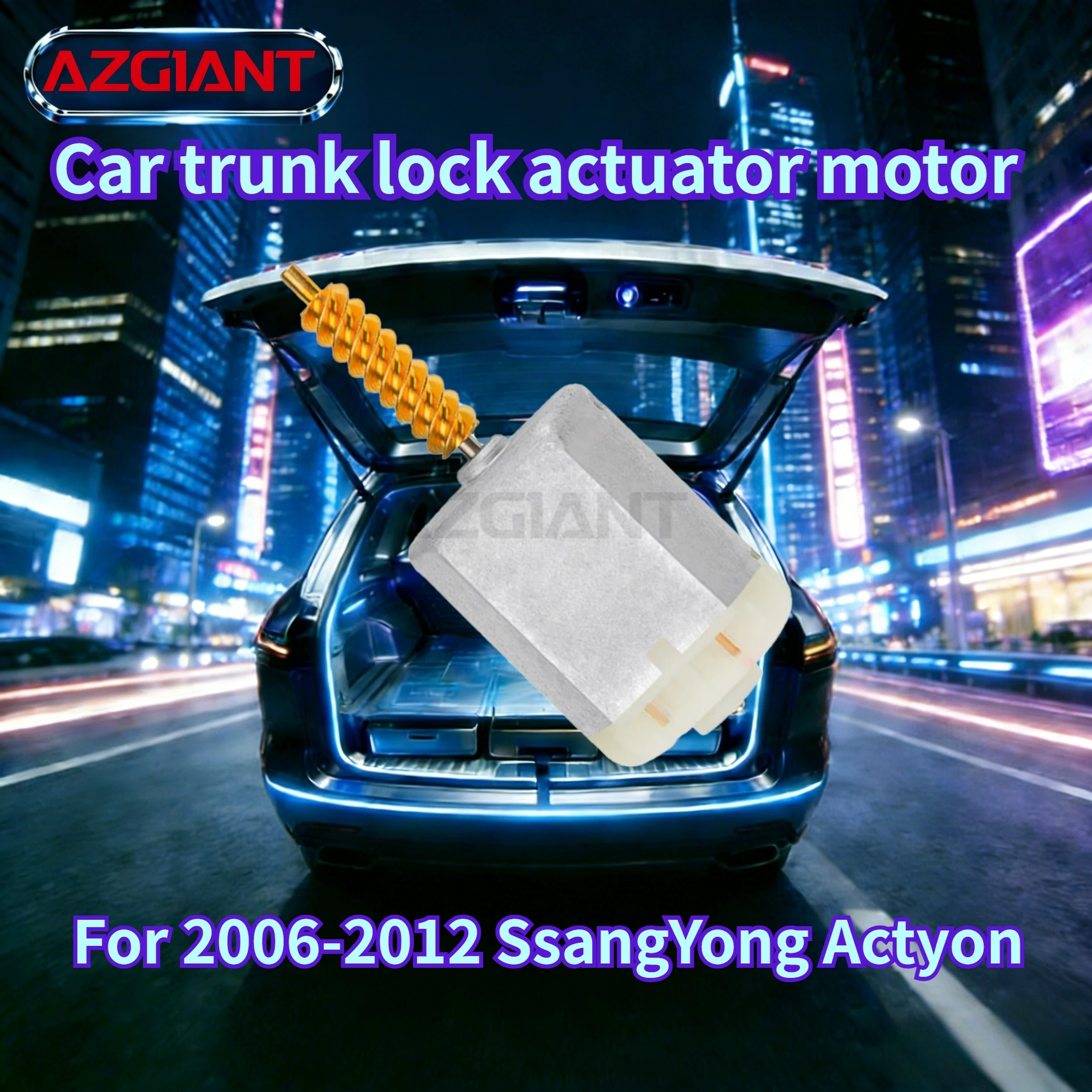 For 2006-2012 SsangYong Actyon Car Trunk Latch Lid Lock Release motor Brand New high-quality replacement parts OEM Accessories