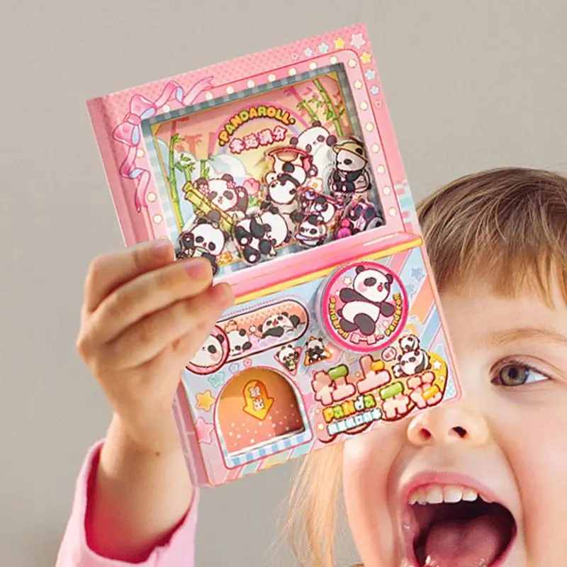 Pocket Notebook Cartoon Vending Machine Design Planner Daily Notepad For Kids Adults Productivity Tools For Time Management