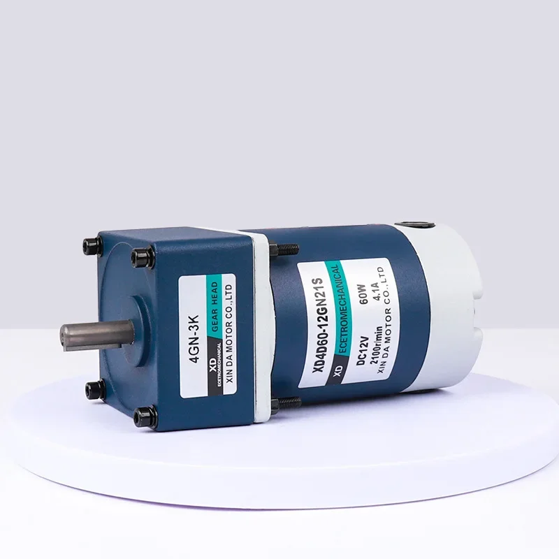 60W DC Worm Gear Motor With Speed Reducer Speed Regulator High Torque Hot Sale Motor