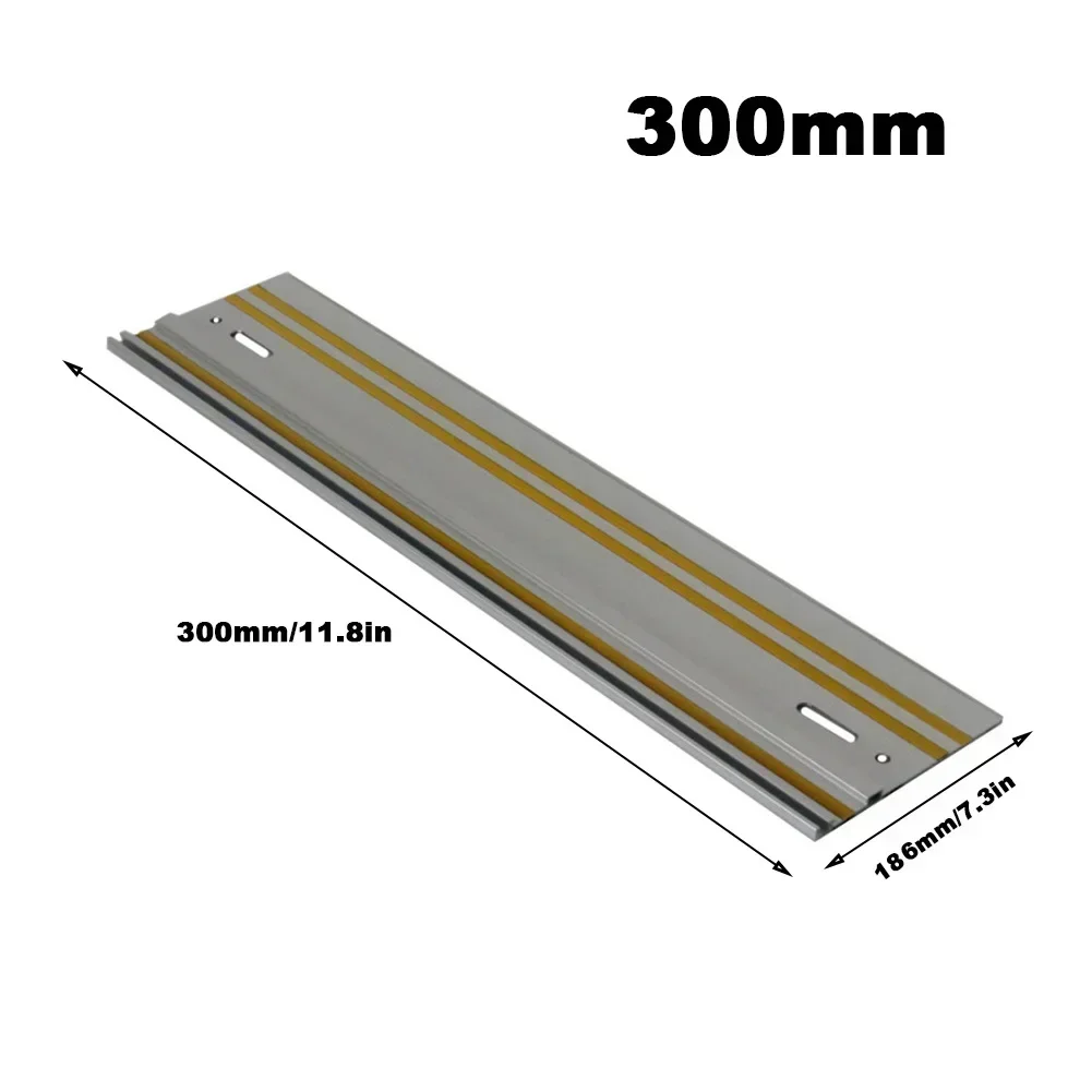 Guide Rail Aluminum Extruded Guided Rails For Circular Saw Track Repeatable 300/400mm Aluminum Alloy Machinery Accessories