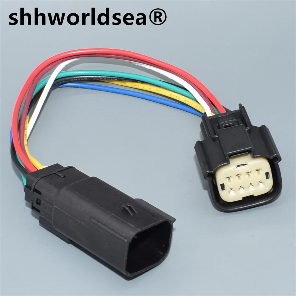 shhworldsea 8 Pin 33472-0801 33482-4801 Auto Electrical Headlight Light Socket Car Engine Cable Plug For Ford BUICK Chevrolet