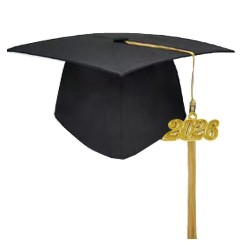 

Classical 2026 Graduation Cap with Comfortable Cloth Suitable Various Occasions Adult Ceremonies Y166