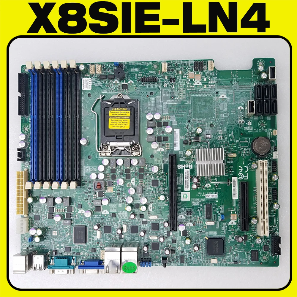 

X8SIE-LN4 Motherboard LGA1156 DDR3 Xeon X3400 / L3400 Series Core i3 For Supermicro