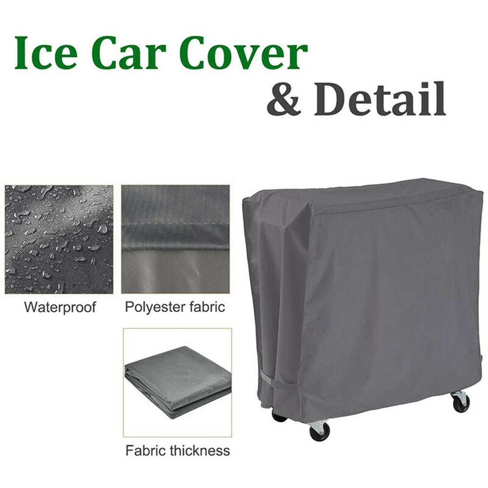 Outdoor Cooler Cover with Waterproof Backing Fits 80 Quart Rolling Coolers Heavy Duty Protection from Rain Snow and Dust