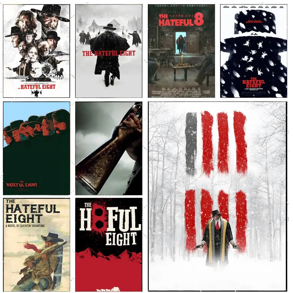 western thriller T-The Hateful Eight Poster Premium Decor Art & Gift for Household Lounge Home Ornaments