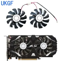 75MM HA8010H12F-Z GTX1050 GPU Cooler Fan Replacement For MSI GTX 1050 2GT OC 1050Ti 4GT Graphics Video Card Cooling Fans 2Pin