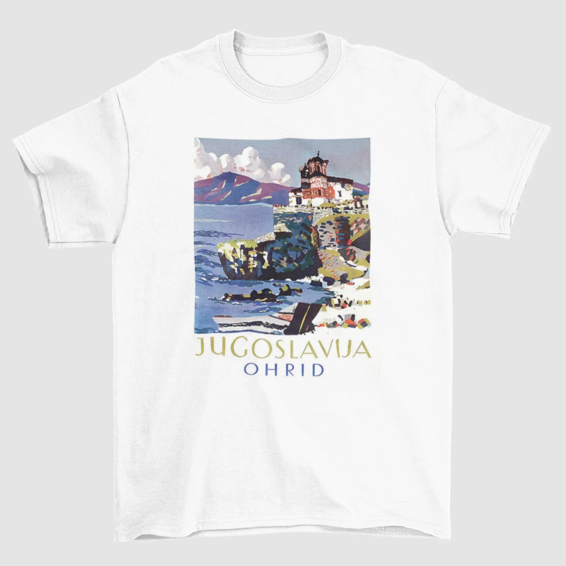 Vintage Yugoslavia T Shirt Balkans Countries Jugoslavija Sweater Travel Poster Serbia Sweat Croatia Macedonia Top