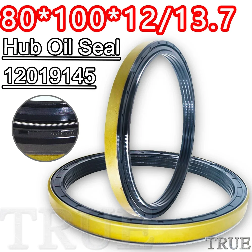 Hub Oil Seal 80*100*12/13.7 For Tractor Cat Shaft Cassette Sealing Combined 80X100X12/13.7 12019145B 12019145 SKF NBR Parts