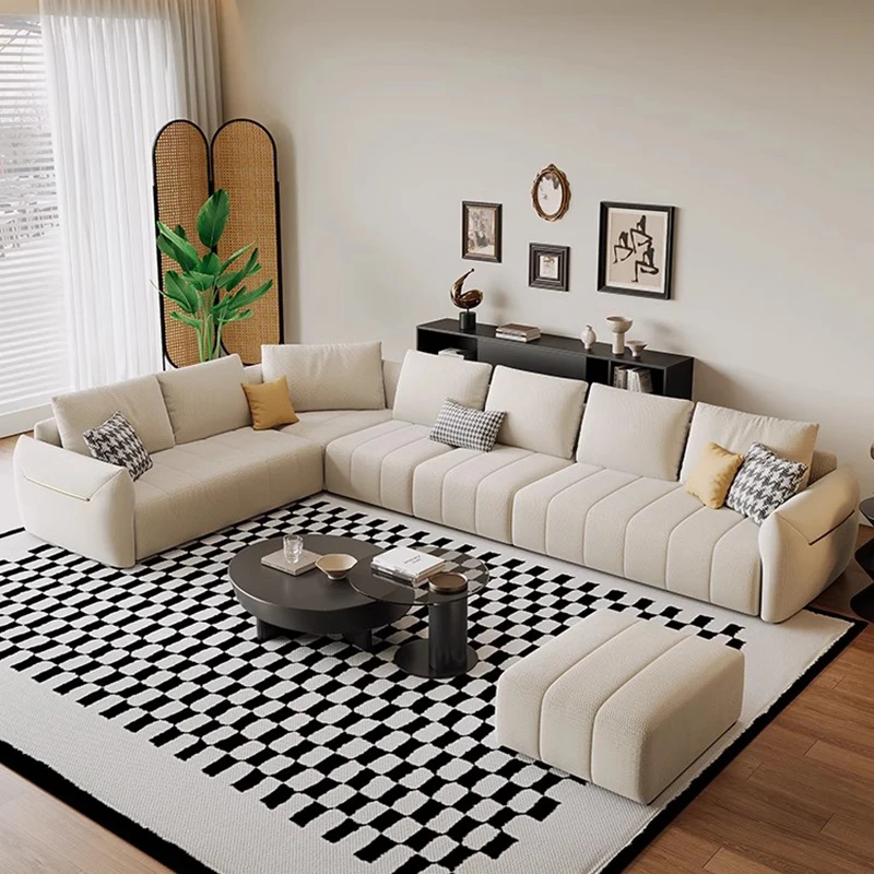 

Sectional Modern Sofa Living Room Luxury Lounge Lazy Sofa Chair Classic Background Muebles Para El Hogar Home Decoration