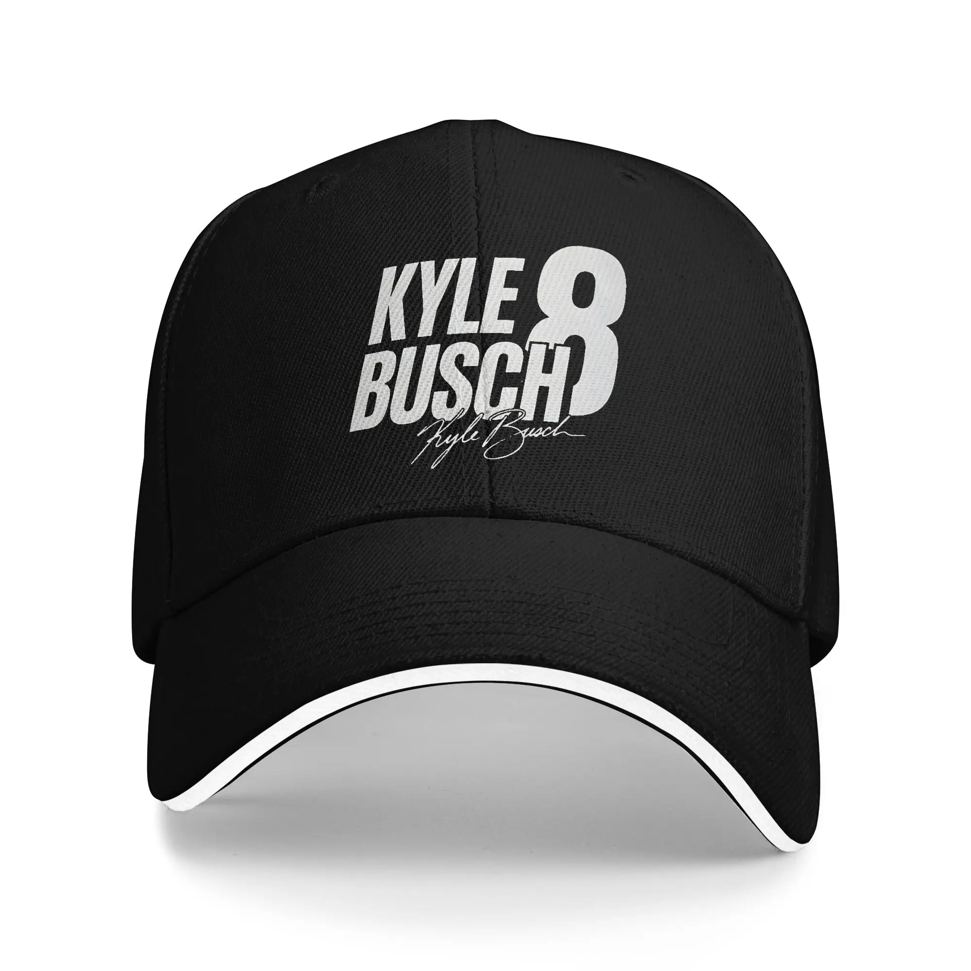 Kyle Busch American Professional Racing Driver Sun Baseball Cap  Summer Stylish Trucker Hat For Couple Tennis Skate Snapback Cap