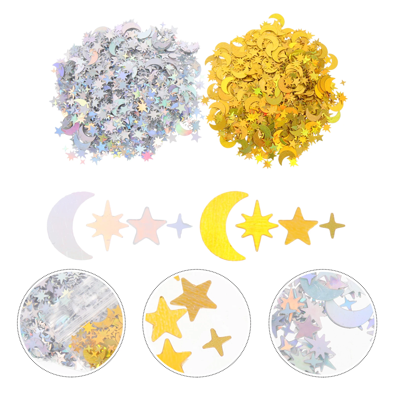 

PVC Star Confetti Decoration Ramadan Mubarak Party Supplies Bulk Confetti Small Bulk Glitter Packaging Balloons nament